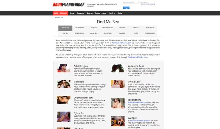 Adult Friend Finder Review 2023 &#8211; Een diepgaande blik